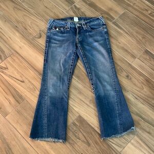 True Religion Dark Blue Flare Jeans